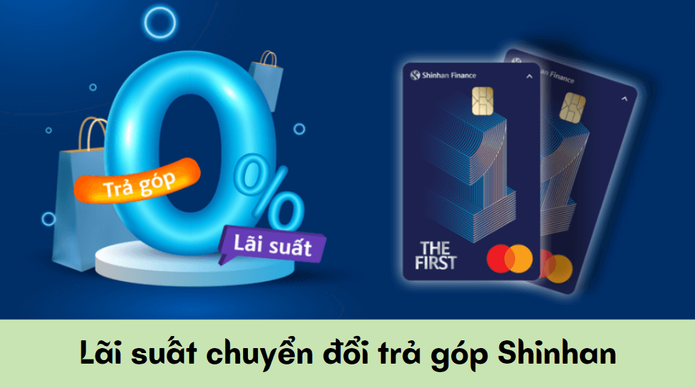 Lãi suất chuyển đổi trả góp Shinhan